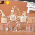 5ml/8ml/10ml empty wooden cap car air freshener glass bottle for sale